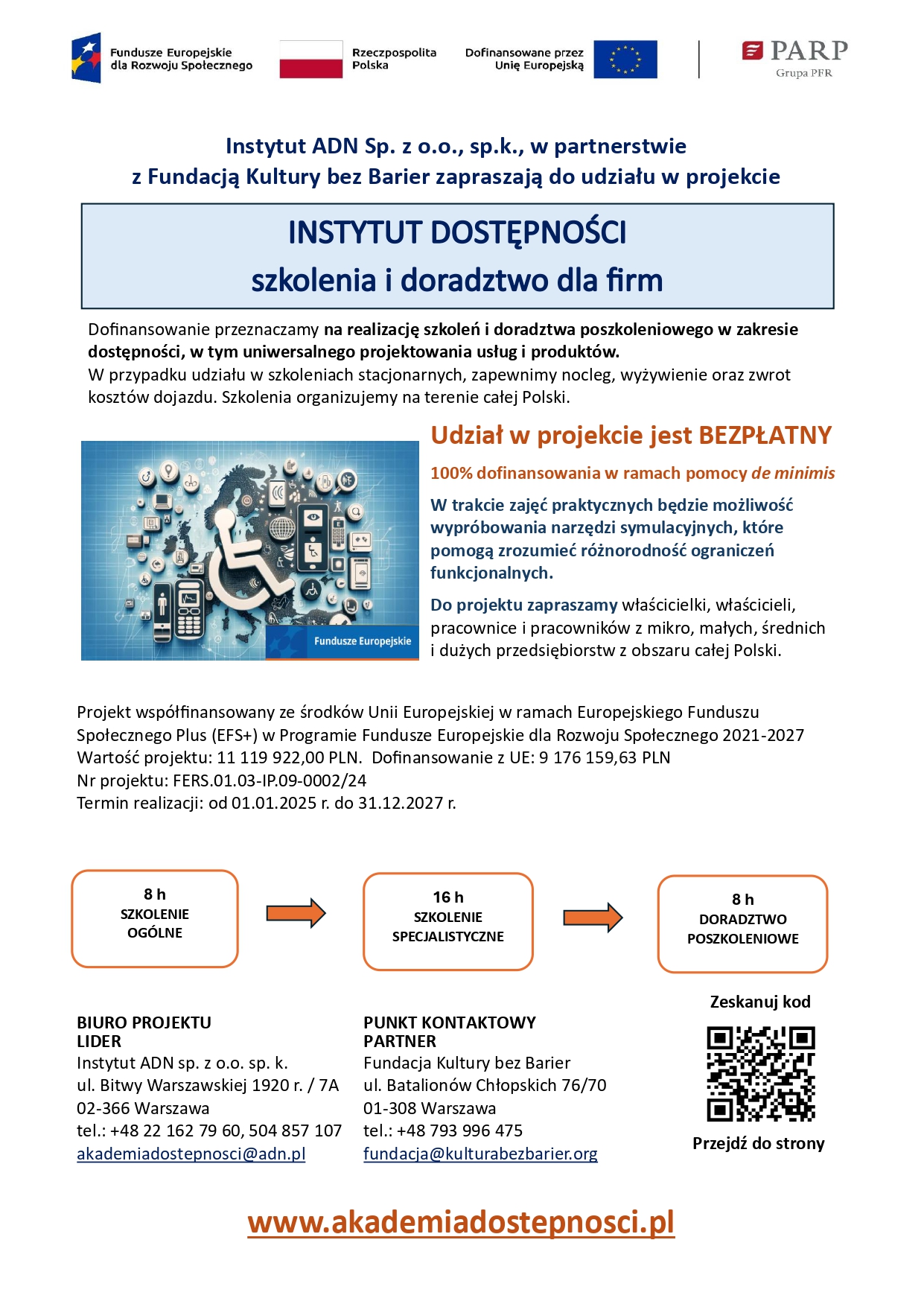 Zdjęcie artykułu Instytut Dostępności proponuje BEZPŁATNE szkolenia i doradztwo