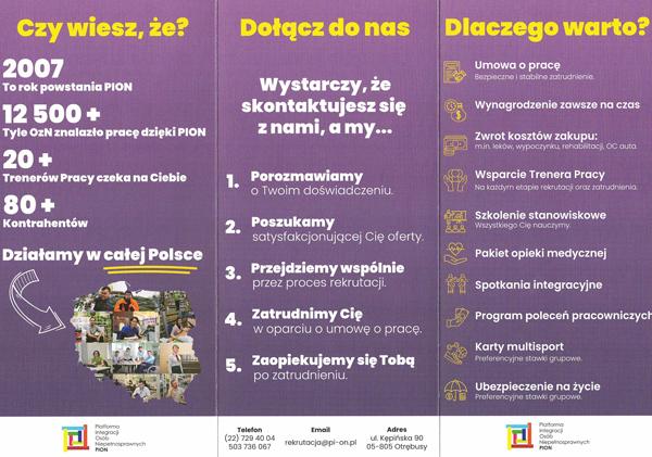 Ulotka PION część druga